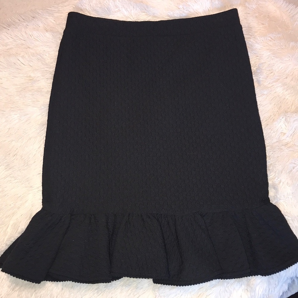 Anthropologie black skirt - Picture 2 of 5